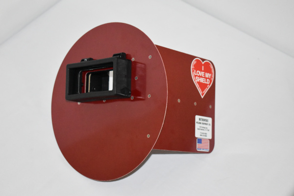 Wendy's Pancake Hood With Flip Lens - Right Handed - Red [PH01RRF]